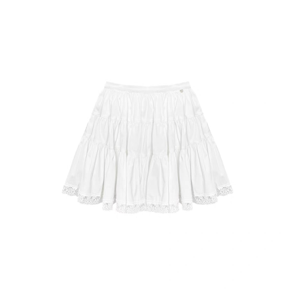 AsGony ASG24405 Lace multi-layer fluffy skirt