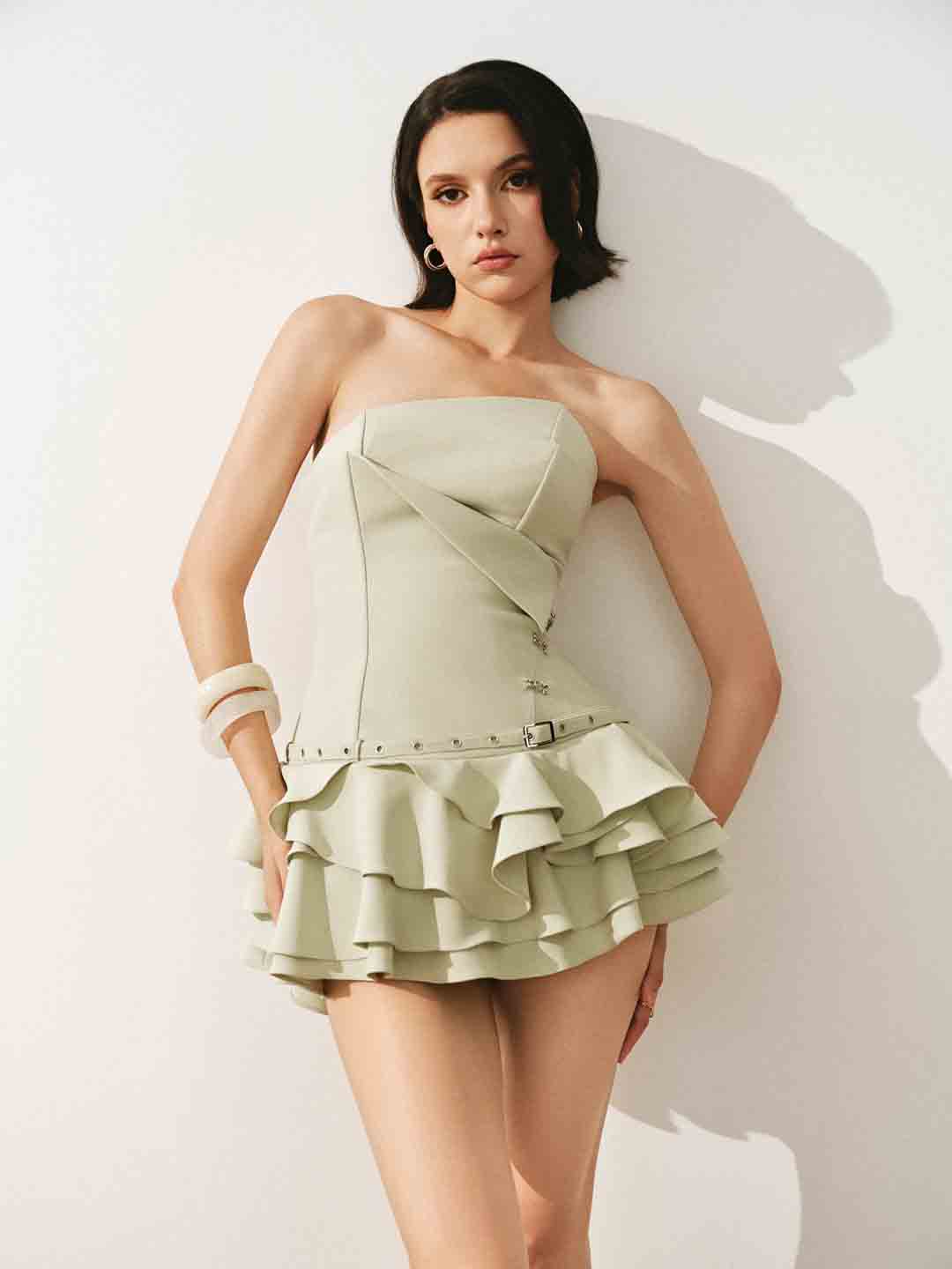 CICI Estelle Strapless Mini Dress