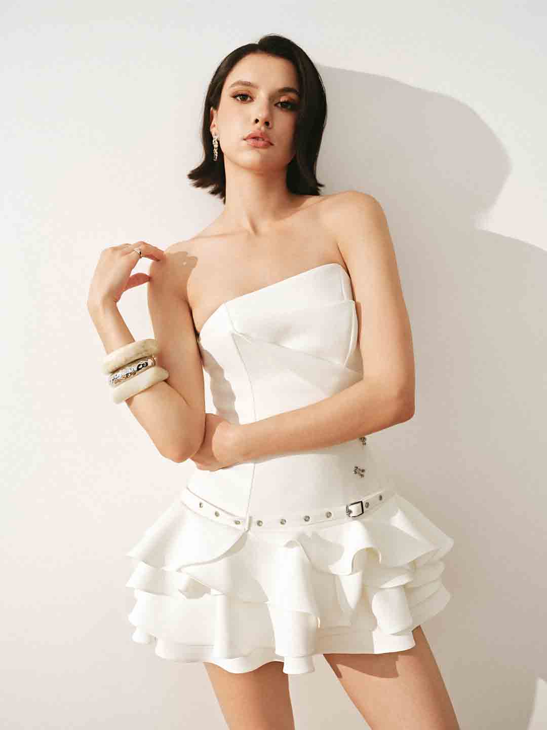 CICI Estelle Strapless Mini Dress