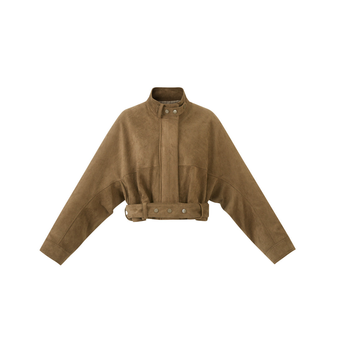 Lafreedom LAF350915 Retro stand up collar short jacket