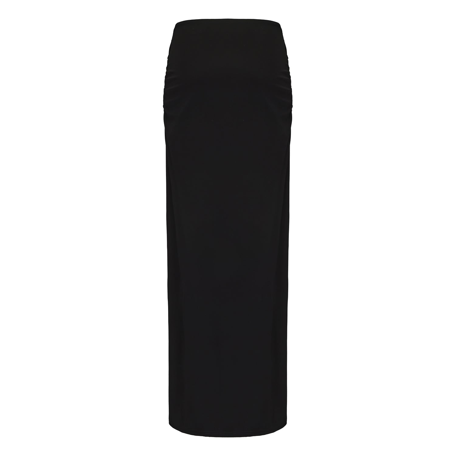 Kingwen Ribbon hanging neck top + Pleated split maxi skirt set(seperate)