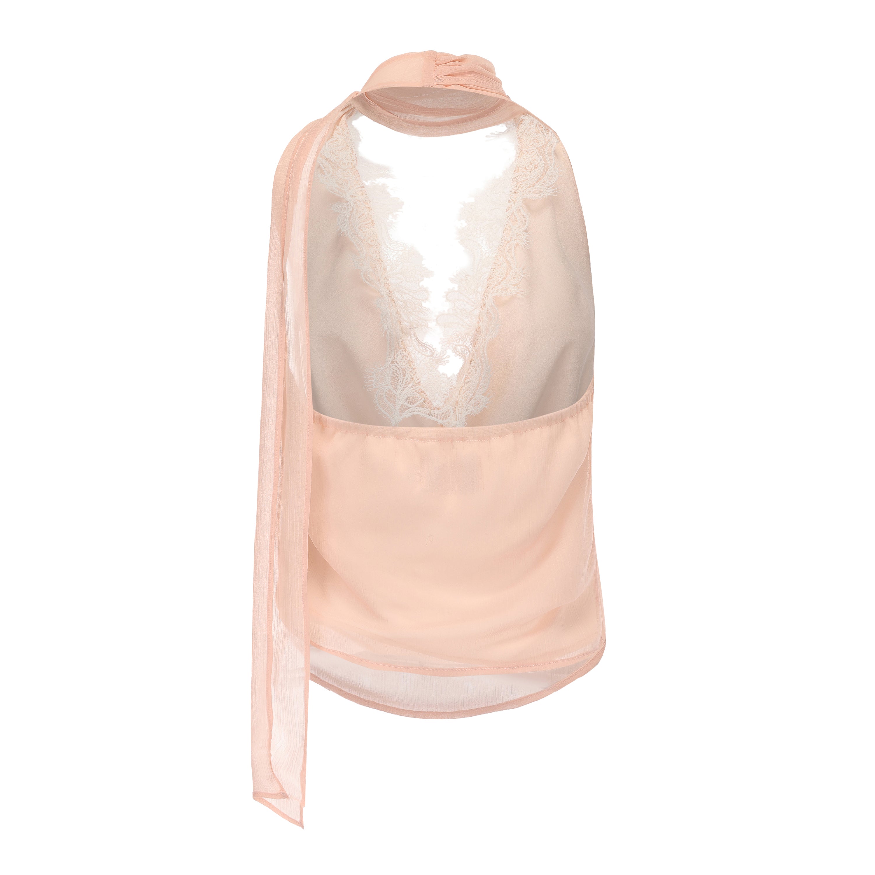 Kingwen Pink lace top + pleated split maxi skirt set (seperate)