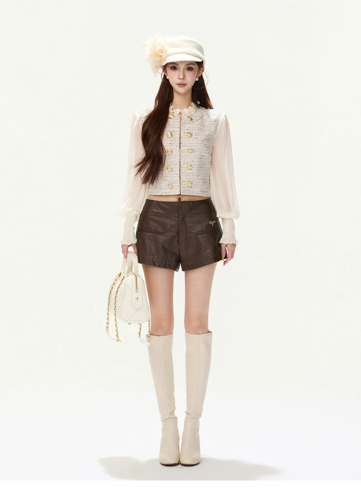 CYNR Tweed Cropped Jacket