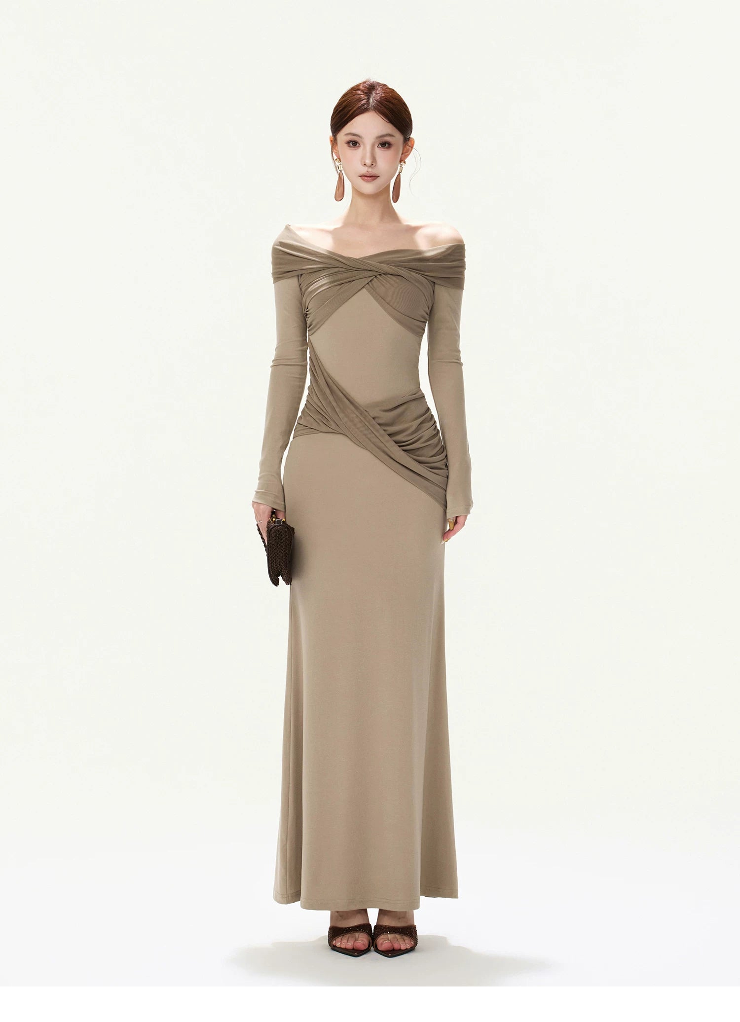 CYNR Off-the-Shoulder Dress