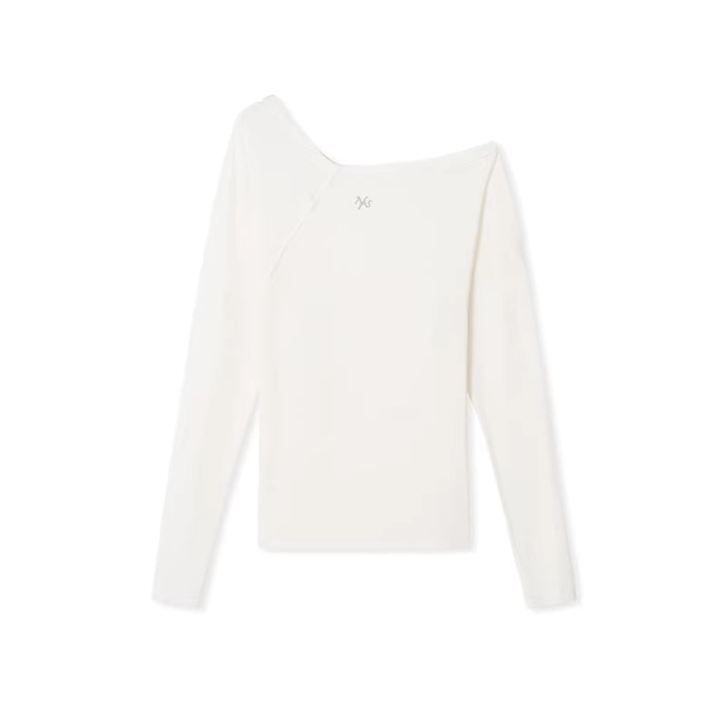 NAWS Micro transparent off shoulder top