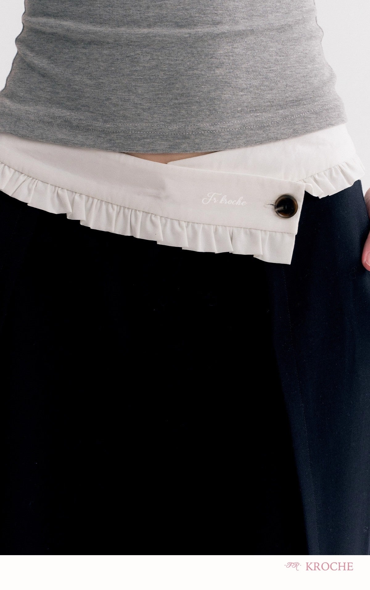 Kroche Flat-Front Straight-Leg Casual Pants