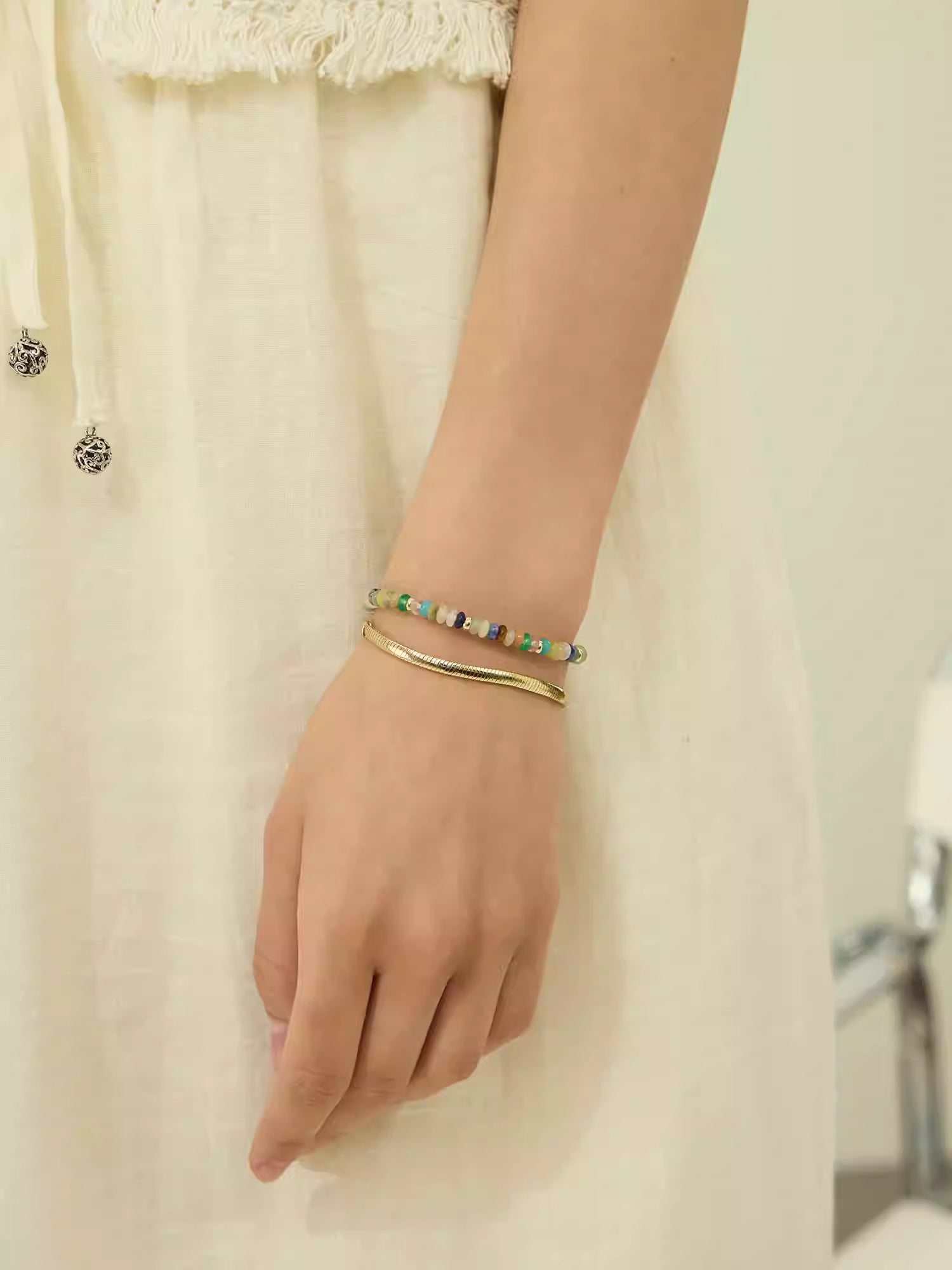 ARSIS Rainbow guardian bead bracelet