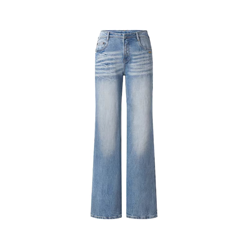 NAWS Classic Natural Fit Straight Denim Jeans