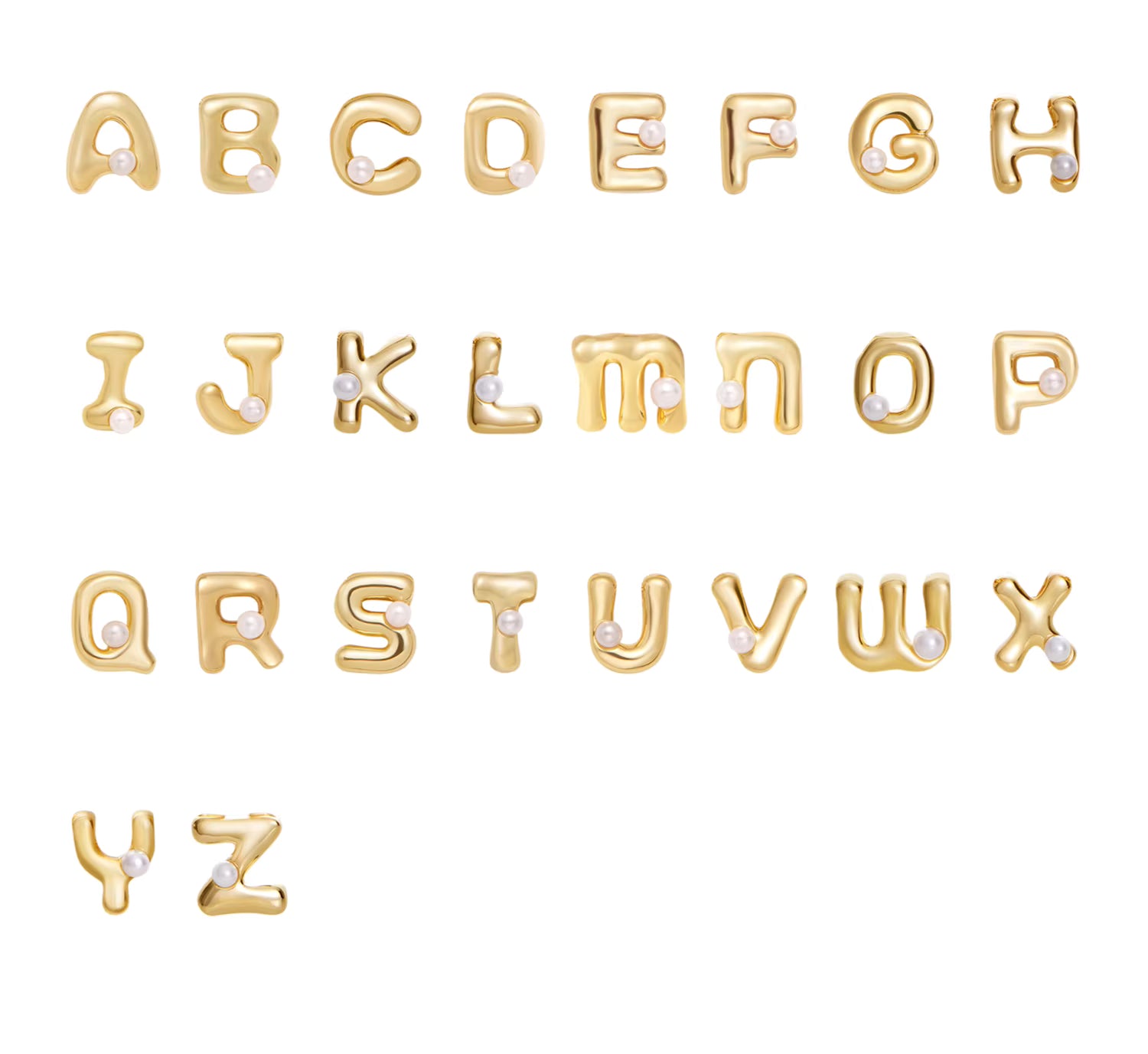 ARSIS Letter pendant collarbone necklace