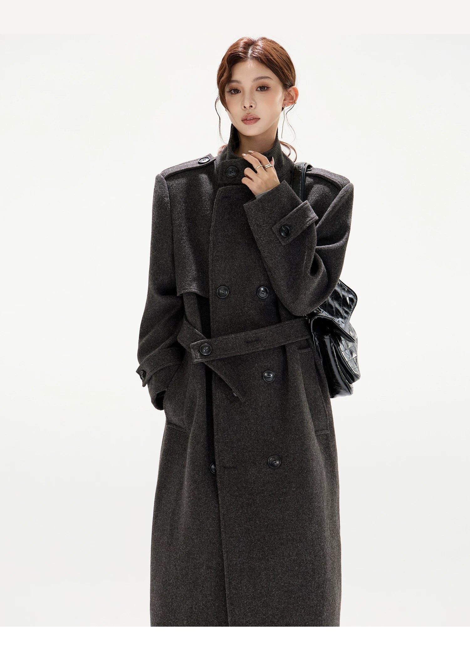CYNR Loose and slimming woolen jacket