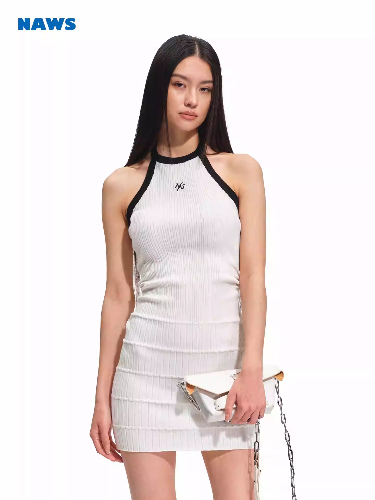 NAWS Elastic tight short camisole dress