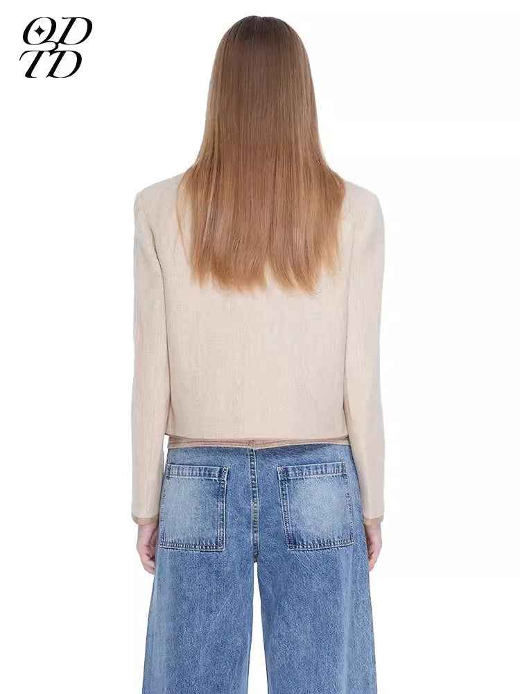 ODTD Vintage patchwork short jacket