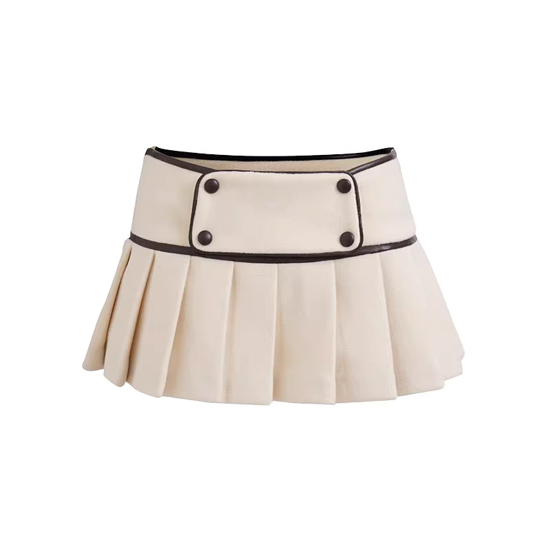 JELLOJELLO Badge decoration preppy style suit + skirt set
