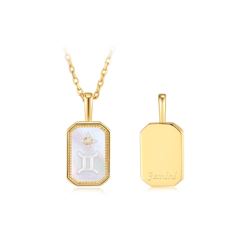 ARSIS Relief constellation shield necklace