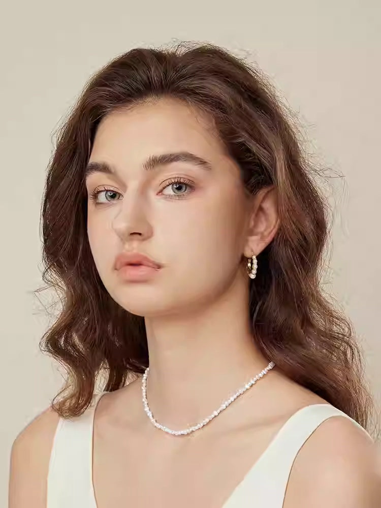 ARSIS Cardamom pearl earrings