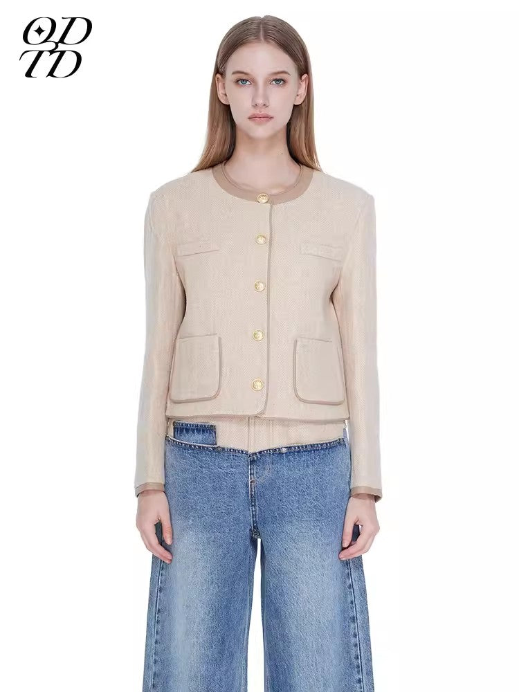 ODTD Vintage patchwork short jacket