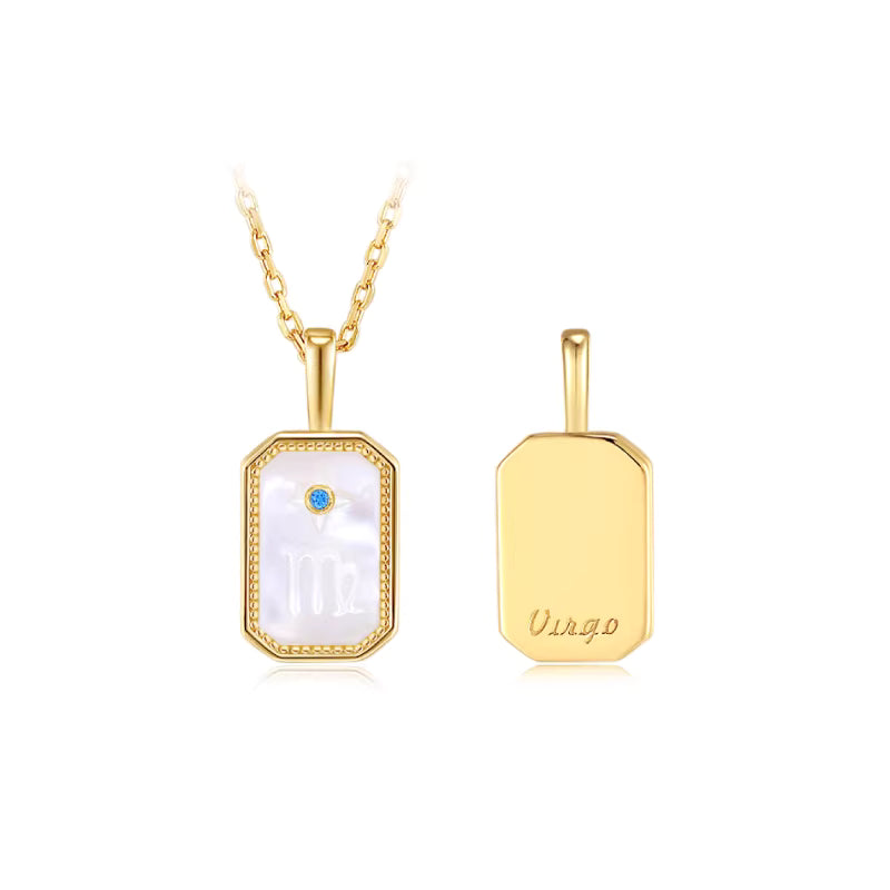 ARSIS Relief constellation shield necklace