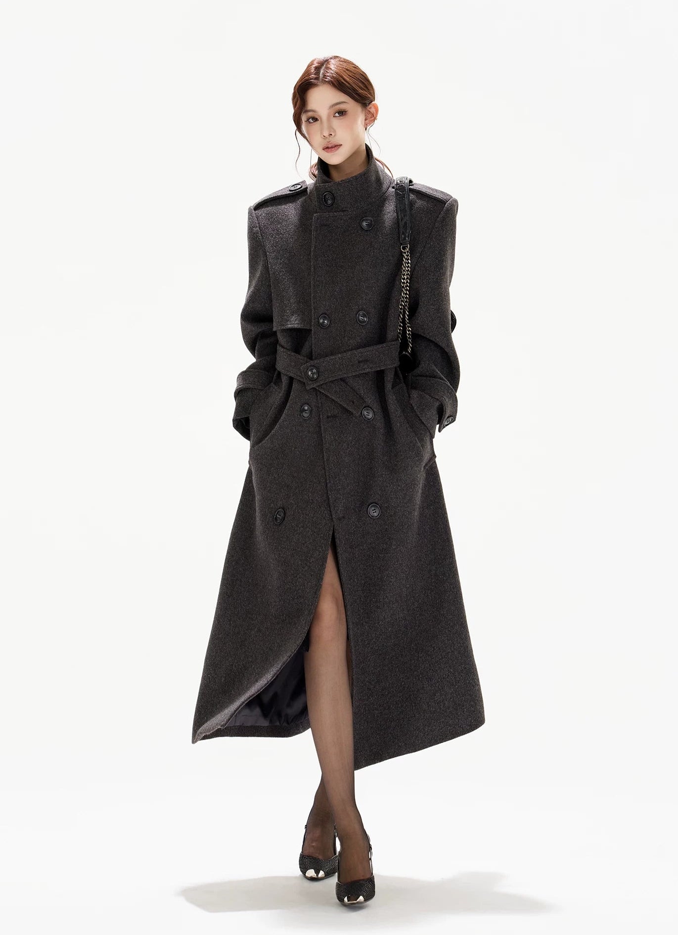 CYNR Loose and slimming woolen jacket