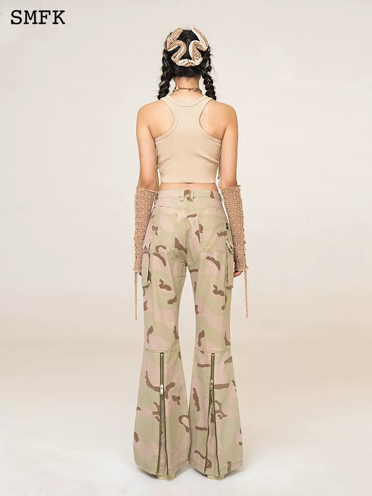 SMFK wild world mermaid Camouflage Cargo pants