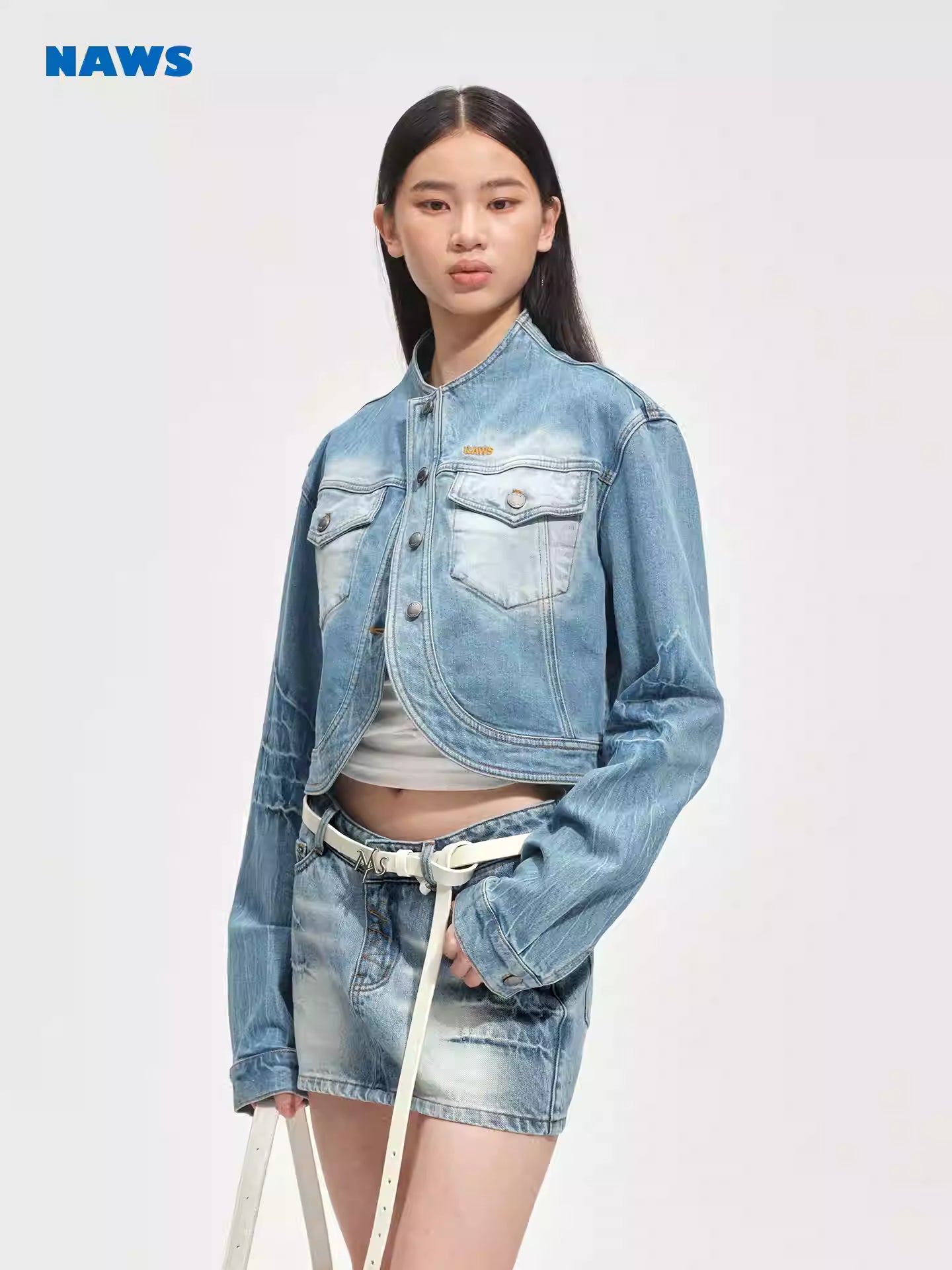 NAWS Washed silhouette regular-fit jacket