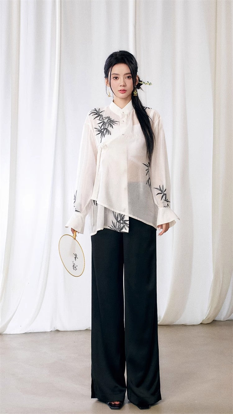 11 niseey Asymmetric Bamboo Shirt