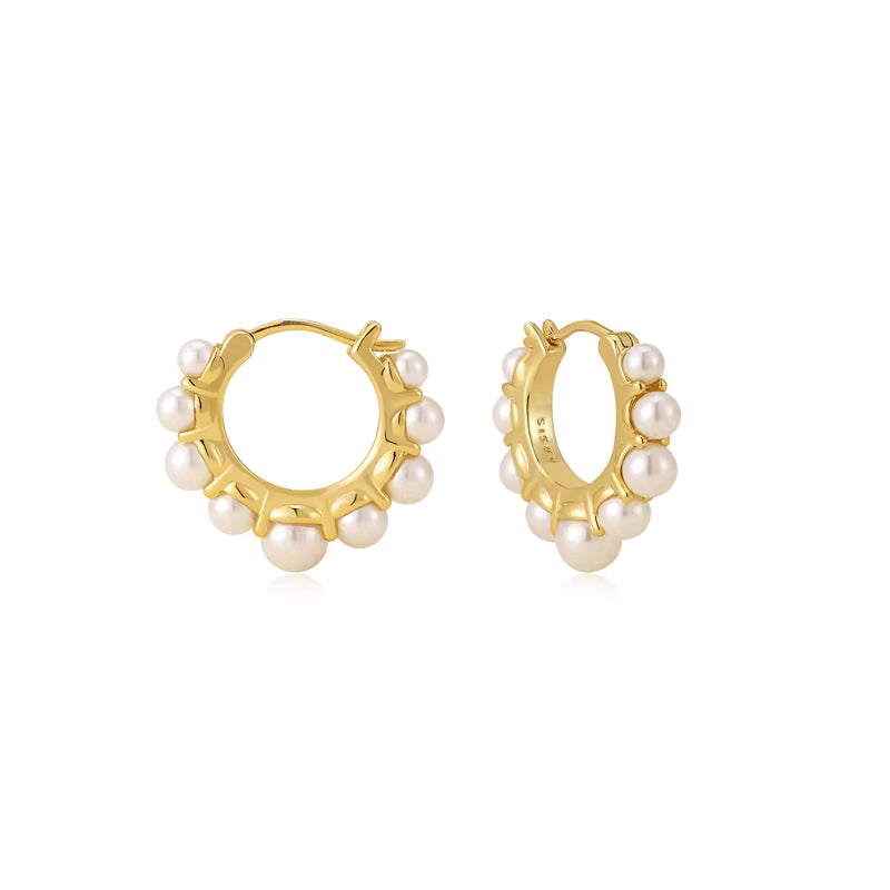 ARSIS Cardamom pearl earrings