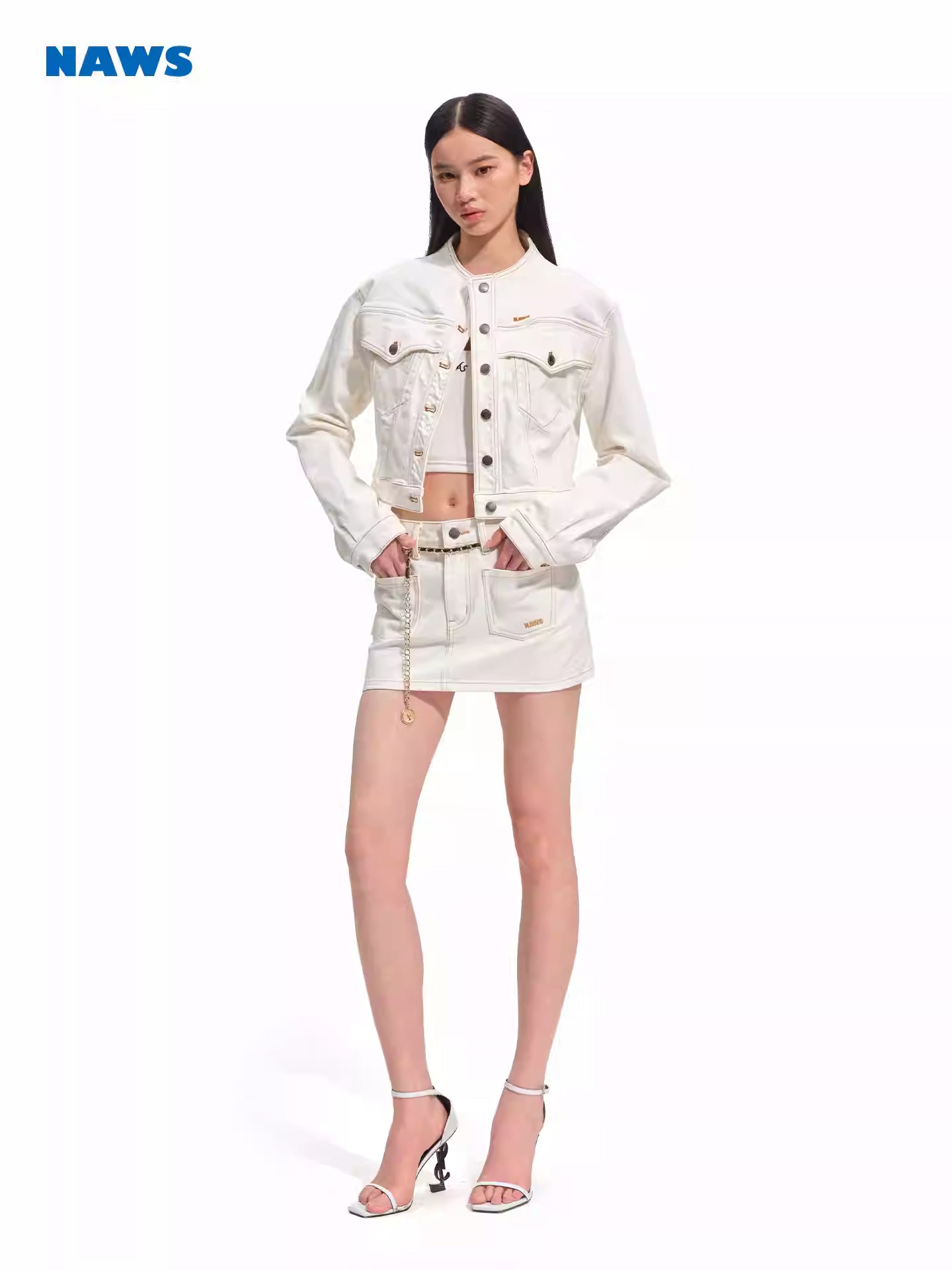 NAWS Low waist fit A-line skirt