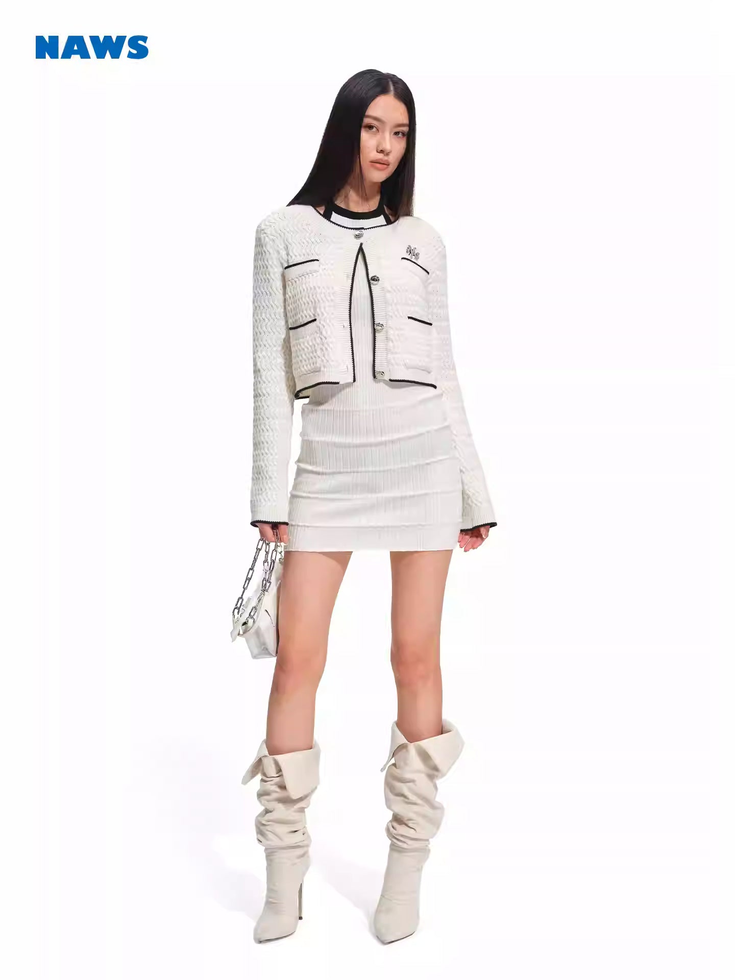 NAWS Elastic tight short camisole dress