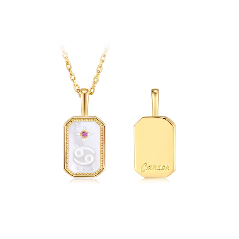 ARSIS Relief constellation shield necklace