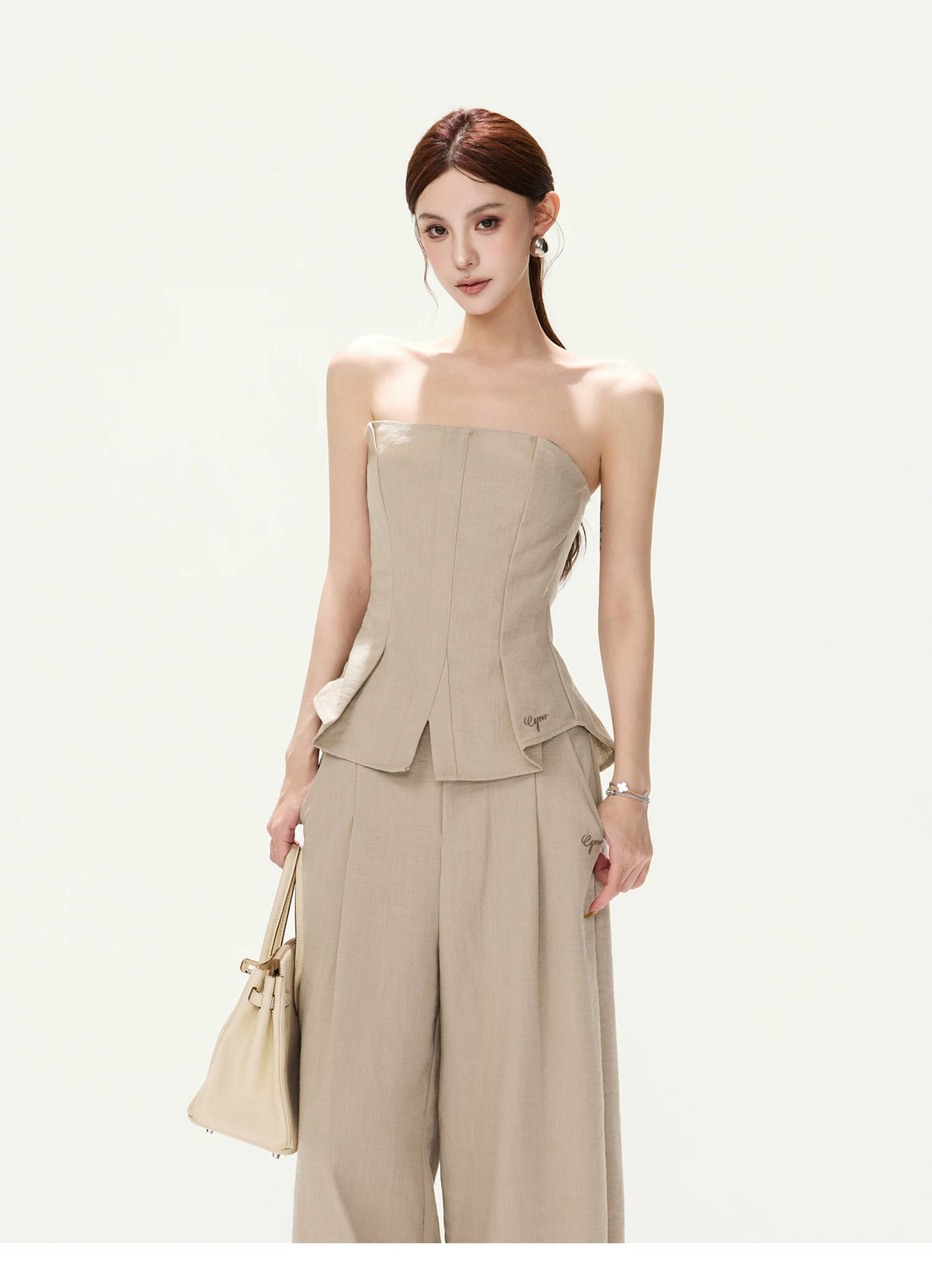 CYNR French Chic Cotton-Linen Blend Set