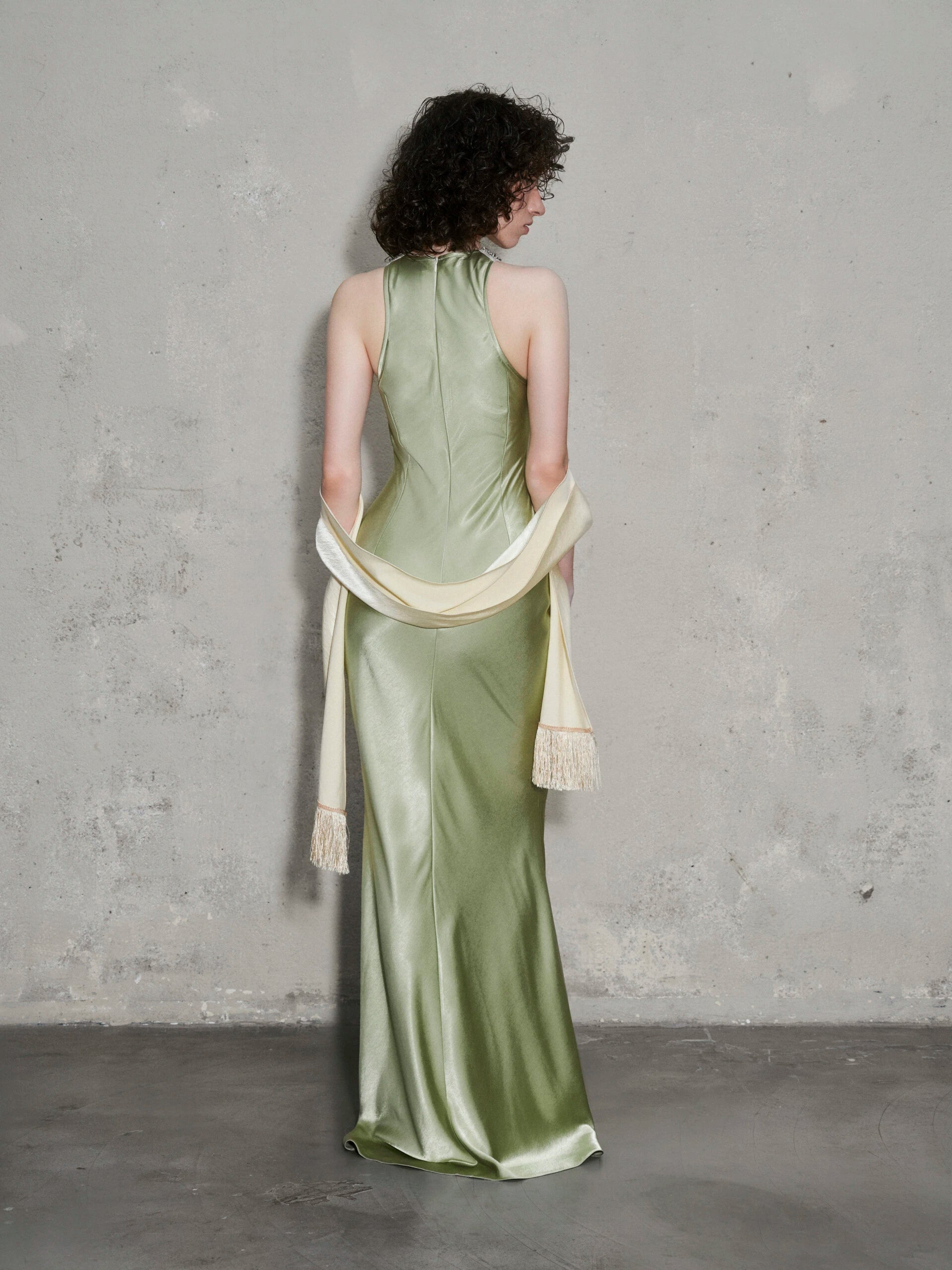 OIA Cinnabar Dress – Sage Green