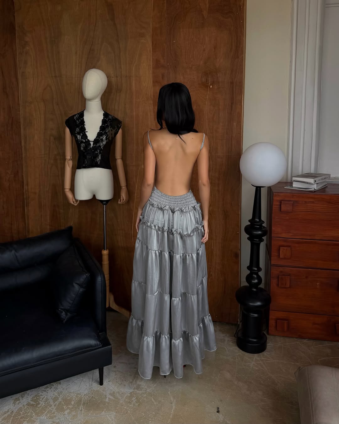 TinyMood Silver mist long dress