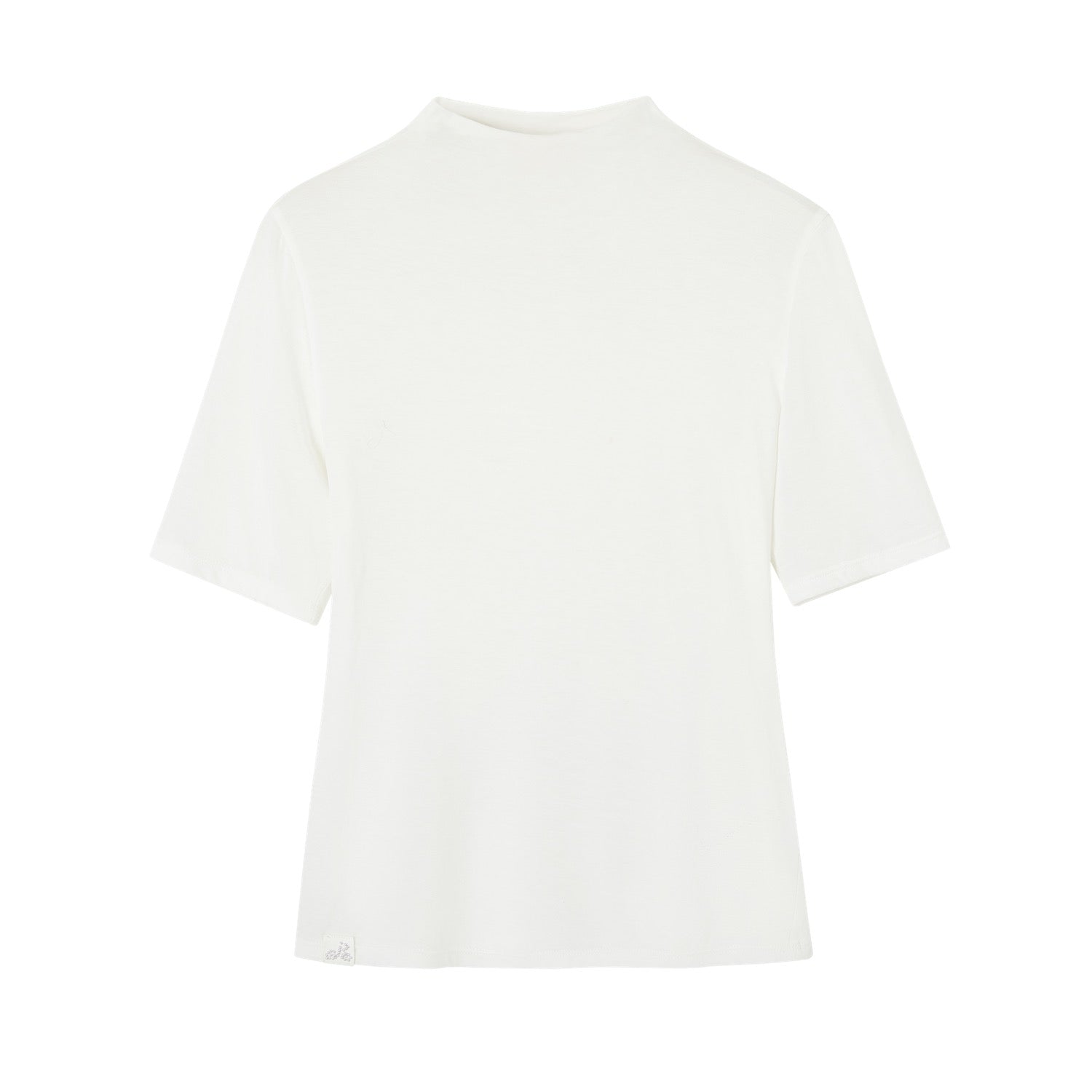 SOMESOWE S2609067&S2609068 Wool high neck T-shirt + Lace patchwork camisole dress