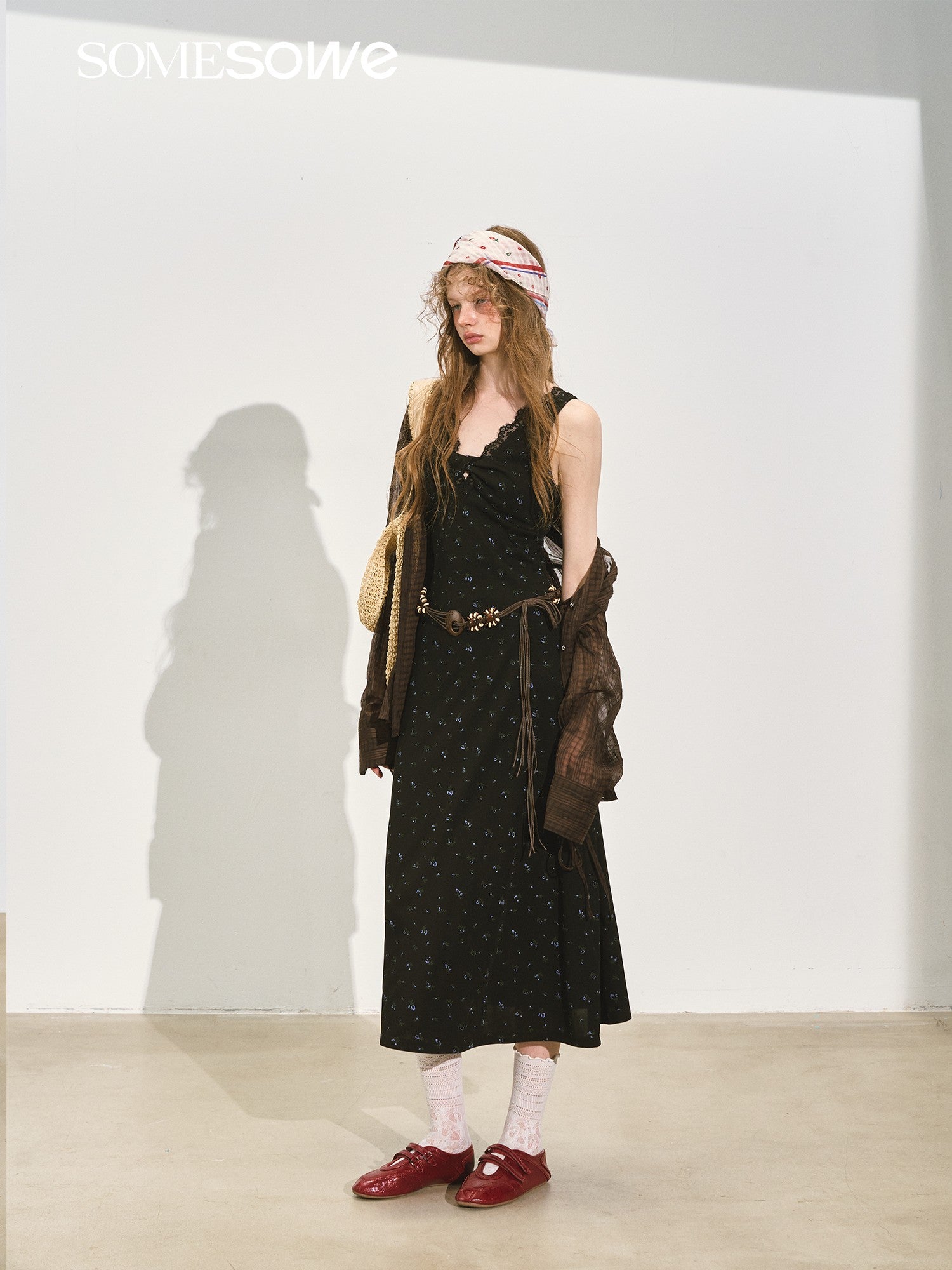 SOMESOWE S2508147 Design twist floral dress