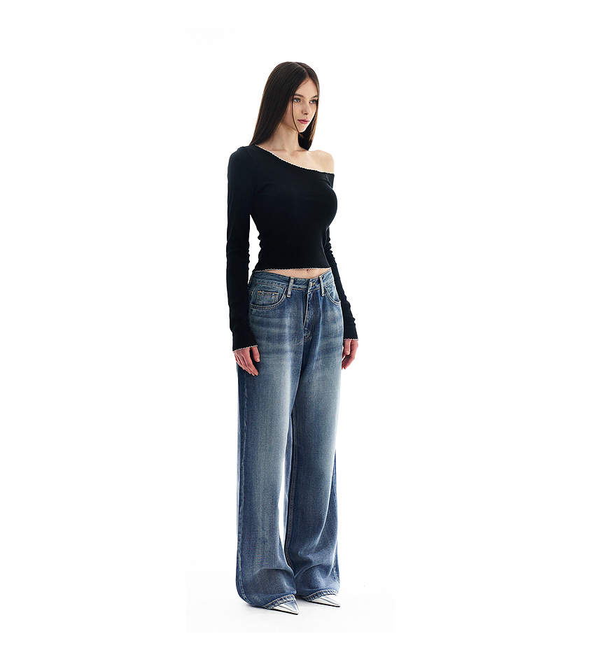Guse New Soft Raw Pants (Deep Blue)