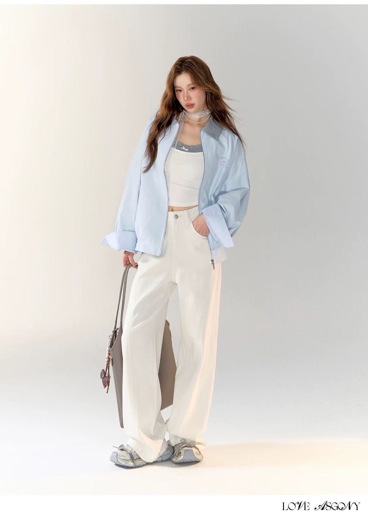 AsGony ASG24740 Casual loose jacket