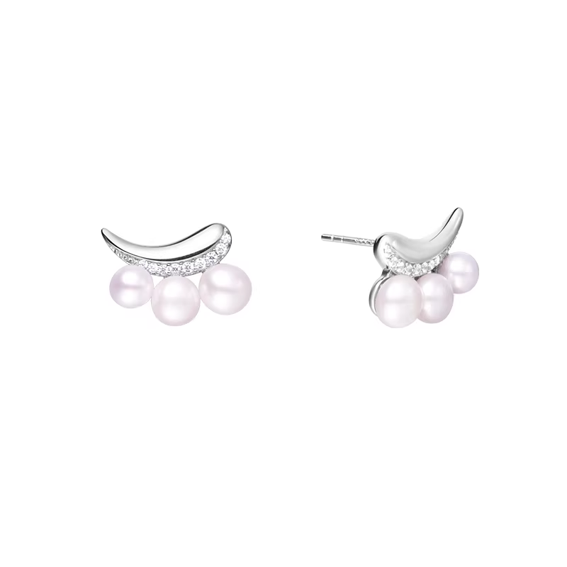ARSIS Flowing light and shadow earrings