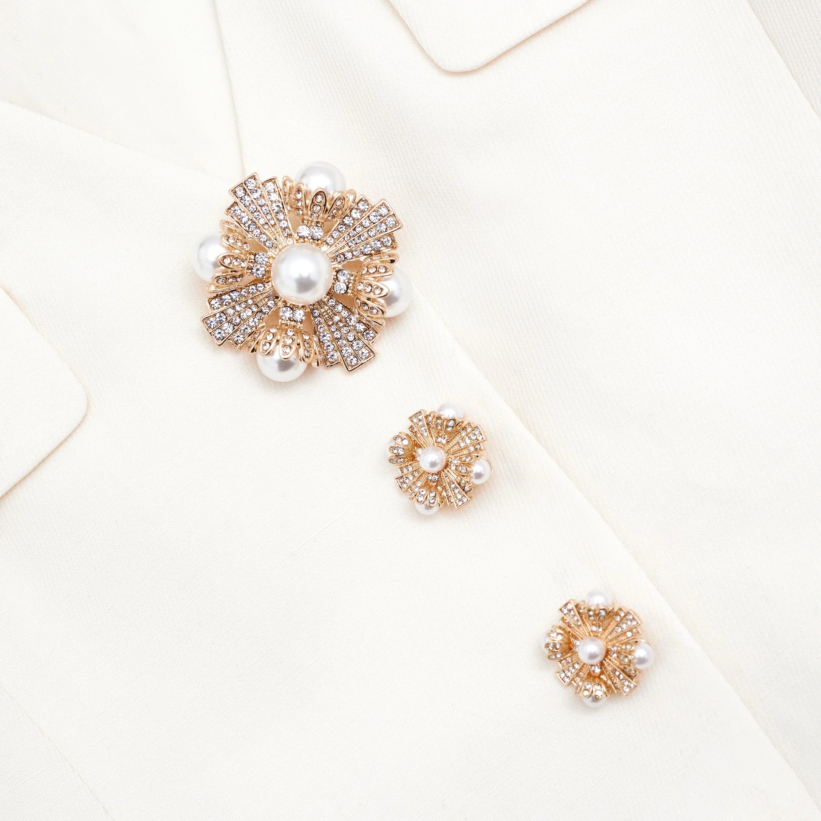 Self-Portrait CREAM LINEN MIDI DRESS