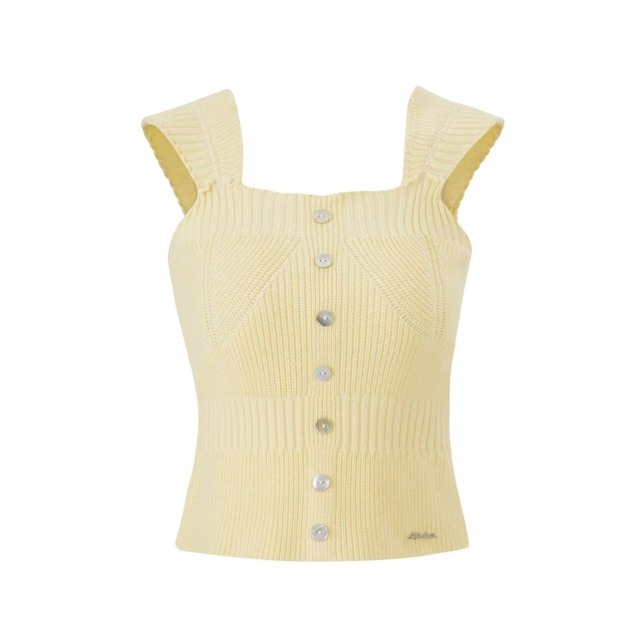 Lafreedom LAF350305 Wide strap square neck vest
