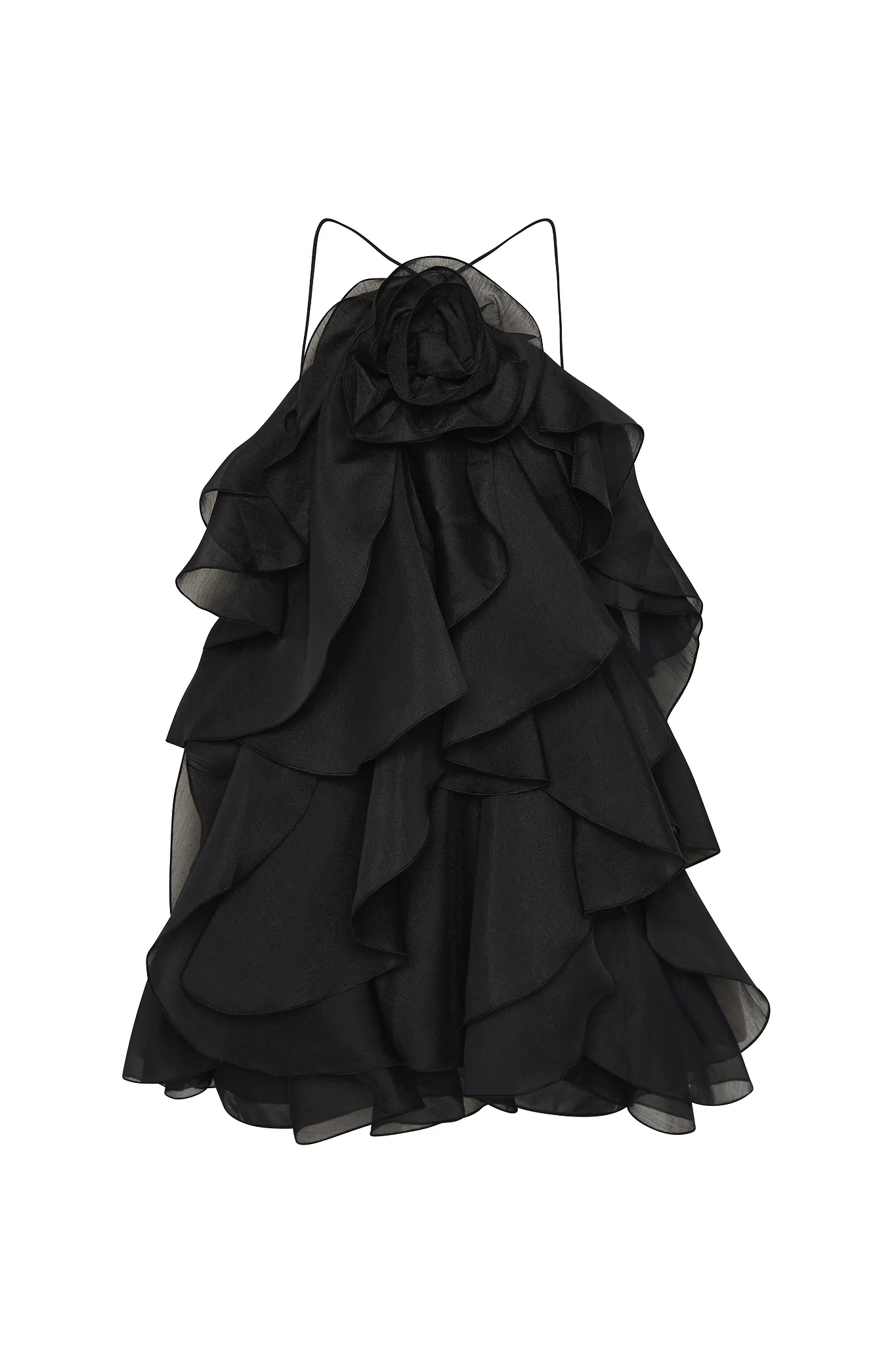 Aje Pandorea Layered Mini Dress(black)