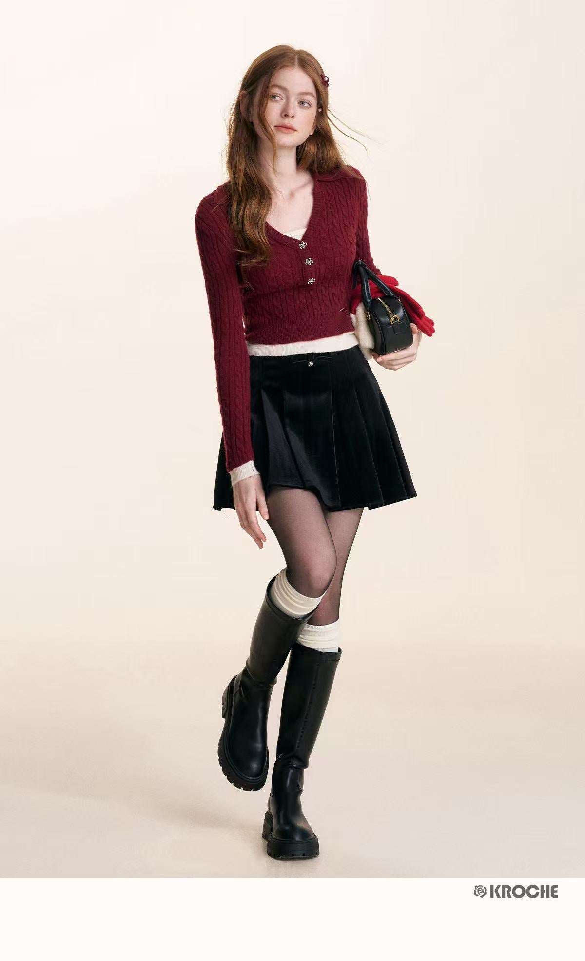 Kroche Fake two knitted base shirts