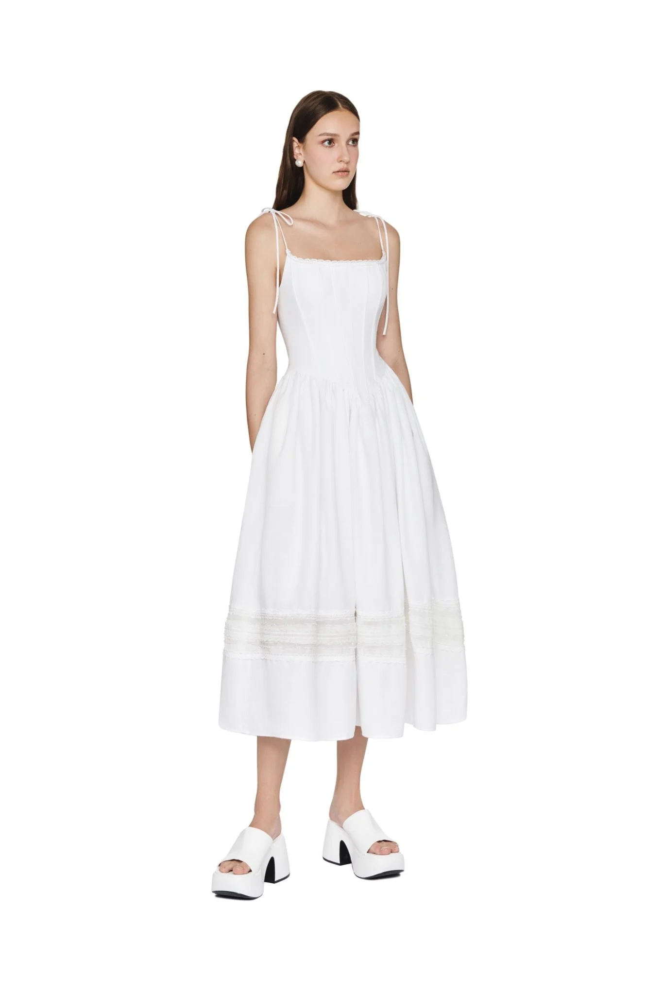 Jubin COLBIE DRESS(white)