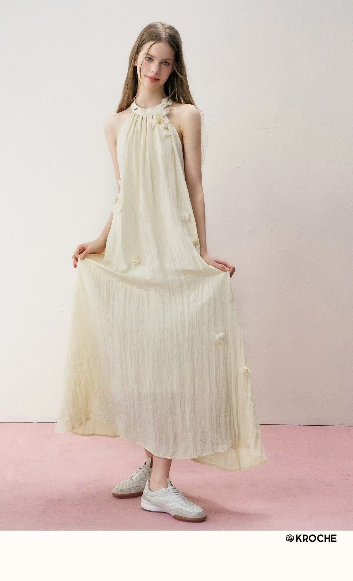 Kroche Hanging neck dress (2length)