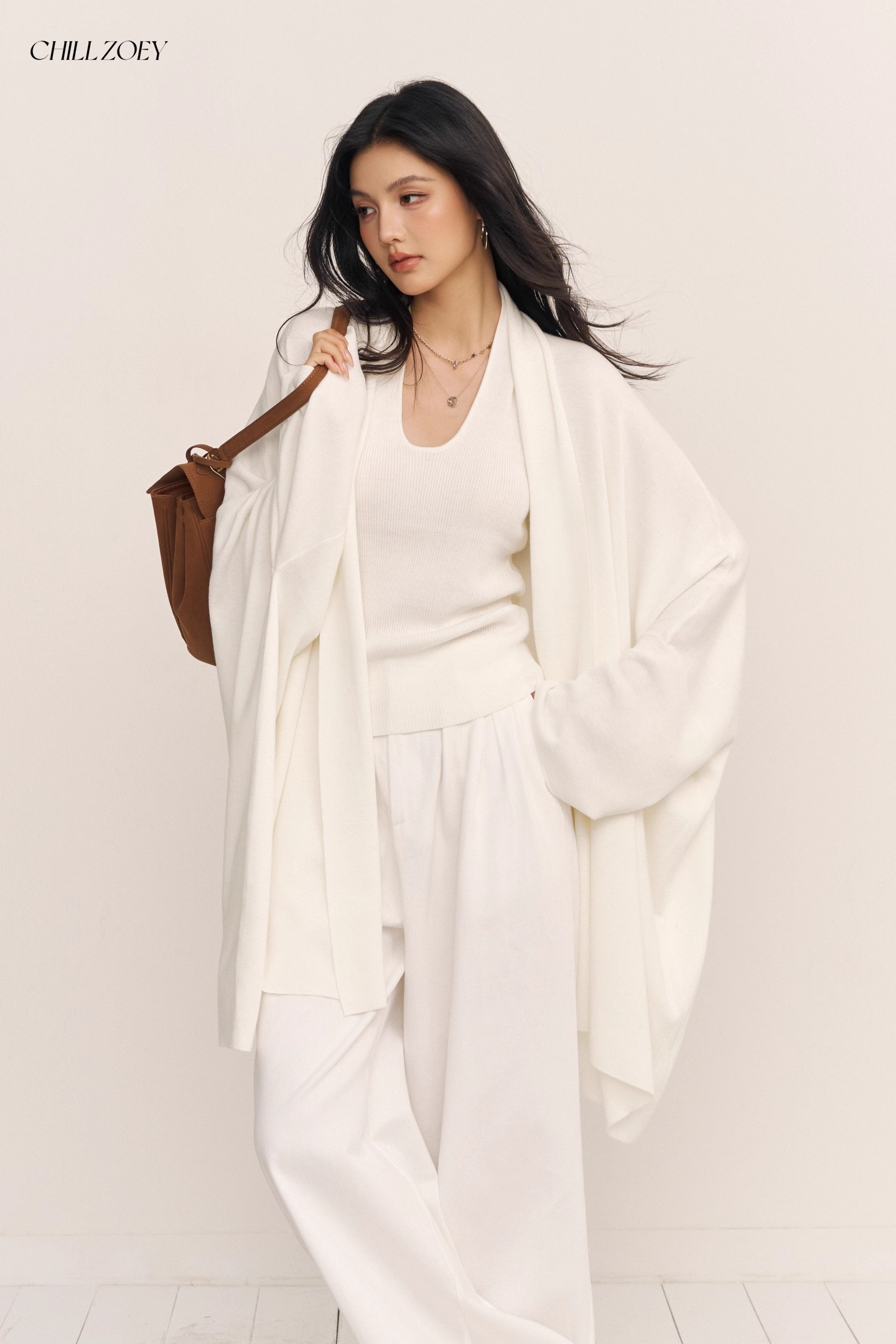 Chill Zoey M690277 Ethereal White Knit Set(SEPERATE)