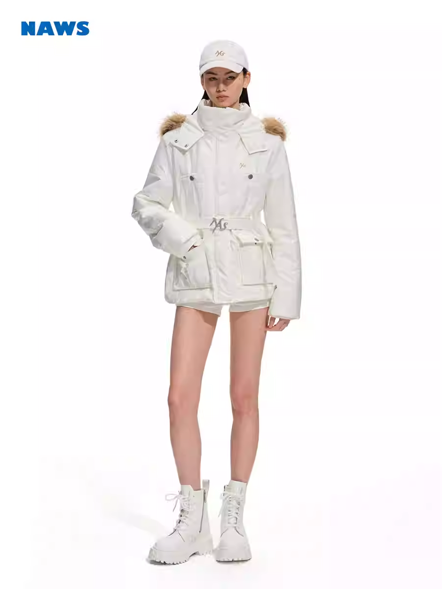 NAWS Polar Collection Slim-Fit Stand-Collar Jacket in Cargo Style