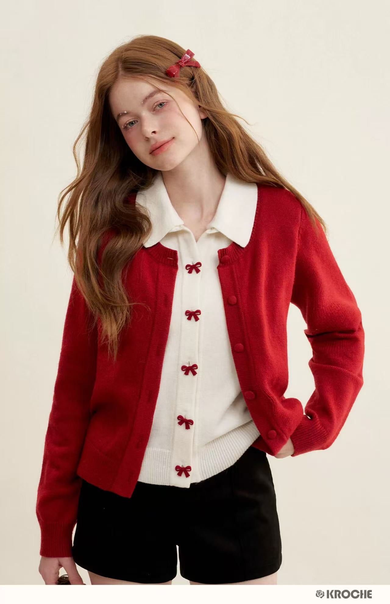 Kroche Wool blend knitted sweater