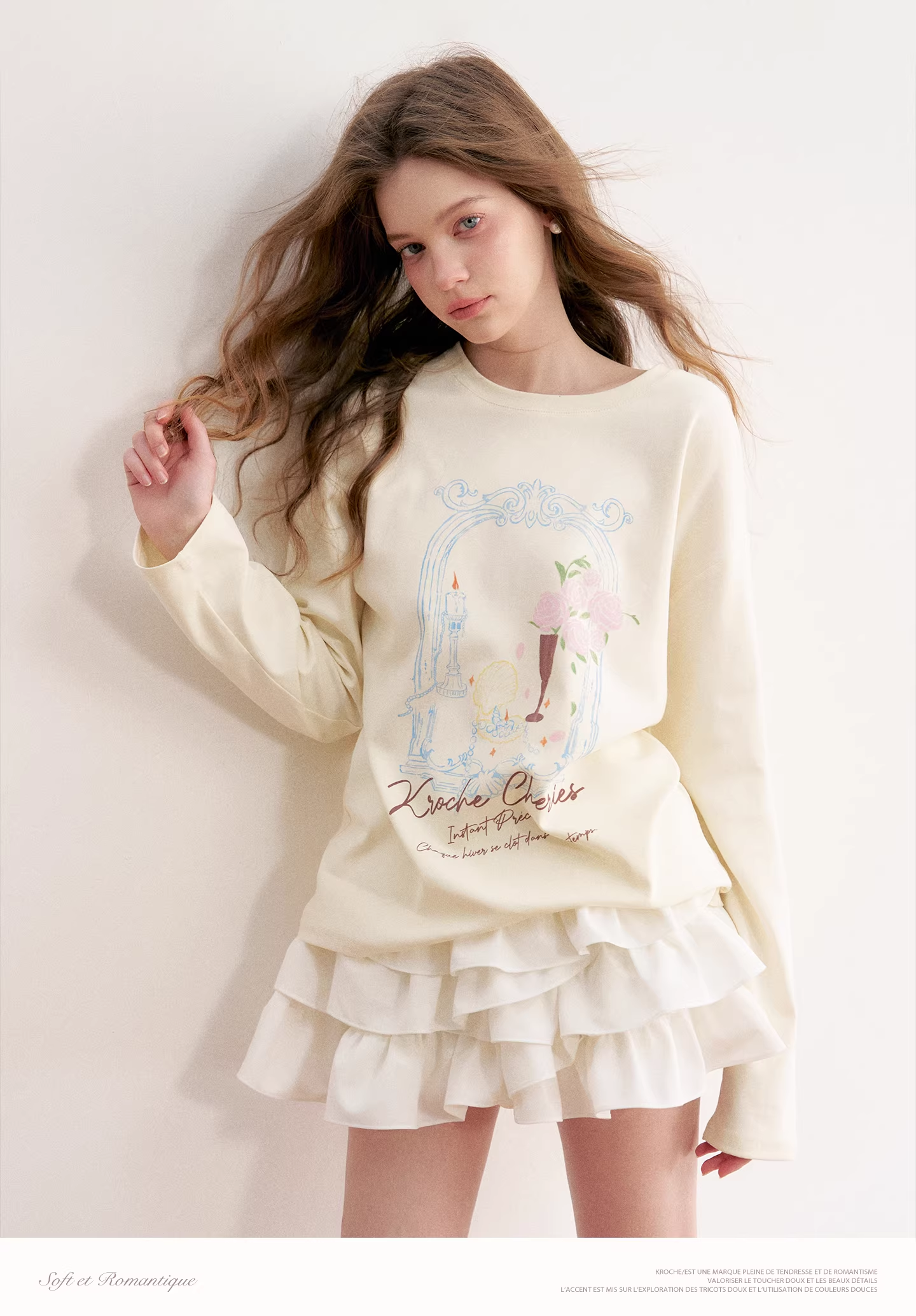 Kroche KDC4053 Irregular fluffy skirt