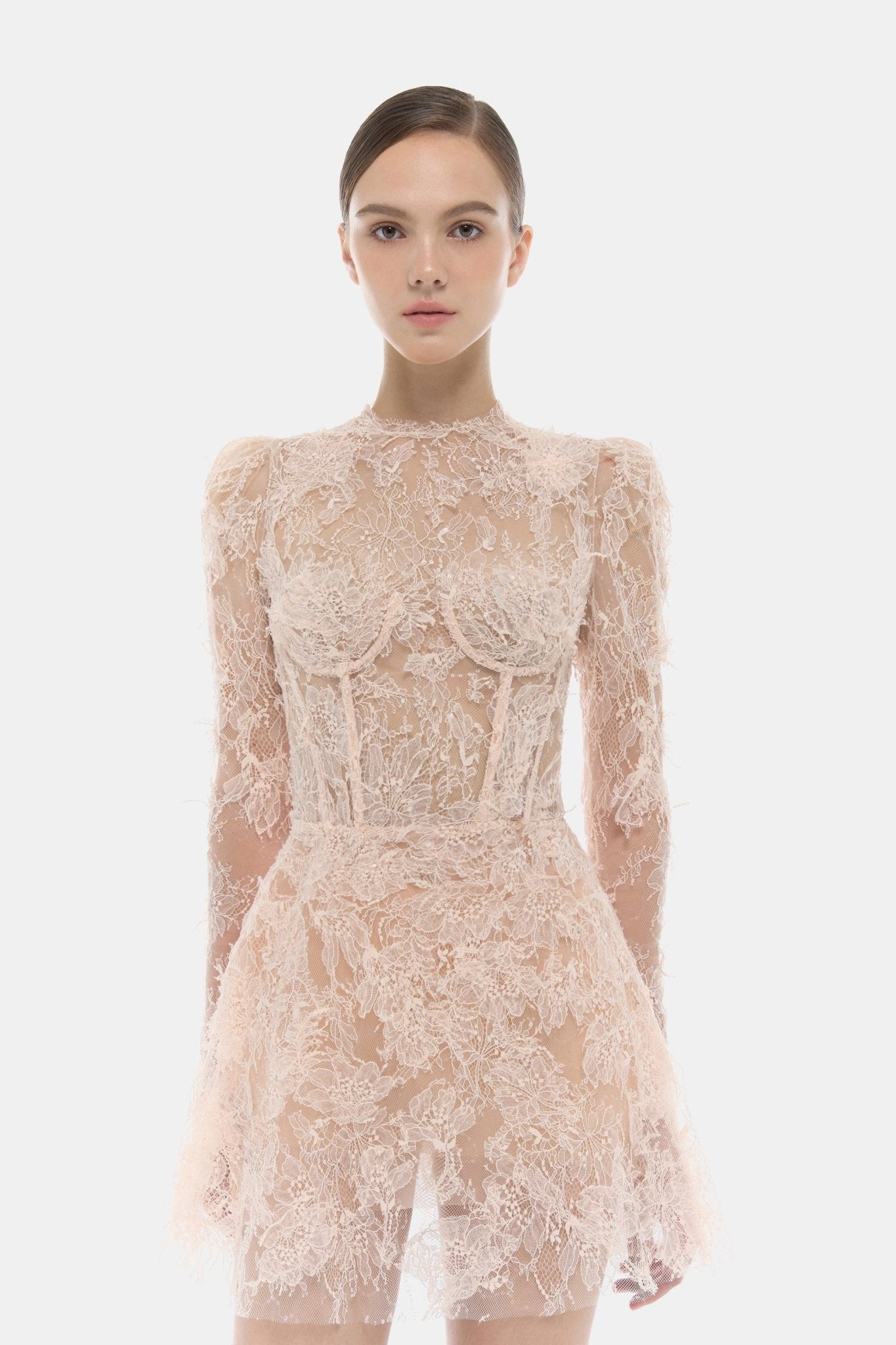 Lobbster Beaded Lace Dress