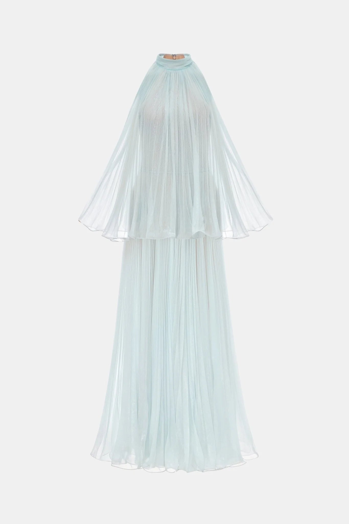 Montsand Blue Pleated Dress