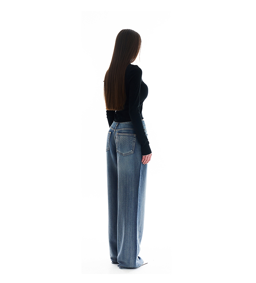 Guse New Soft Raw Pants (Deep Blue)